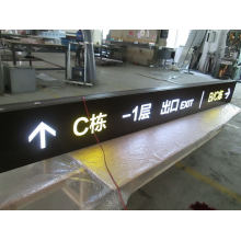 Indoor Interior Mall Floor Eingang Ausfahrt Aluminium LED Directory Wayfinding Pylon Zeichen